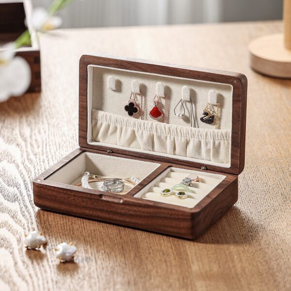 Vintage Vault Wooden Jewelry Case