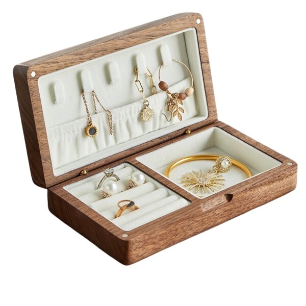 Vintage Vault Wooden Jewelry Case