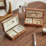 Vintage Vault Wooden Jewelry Case